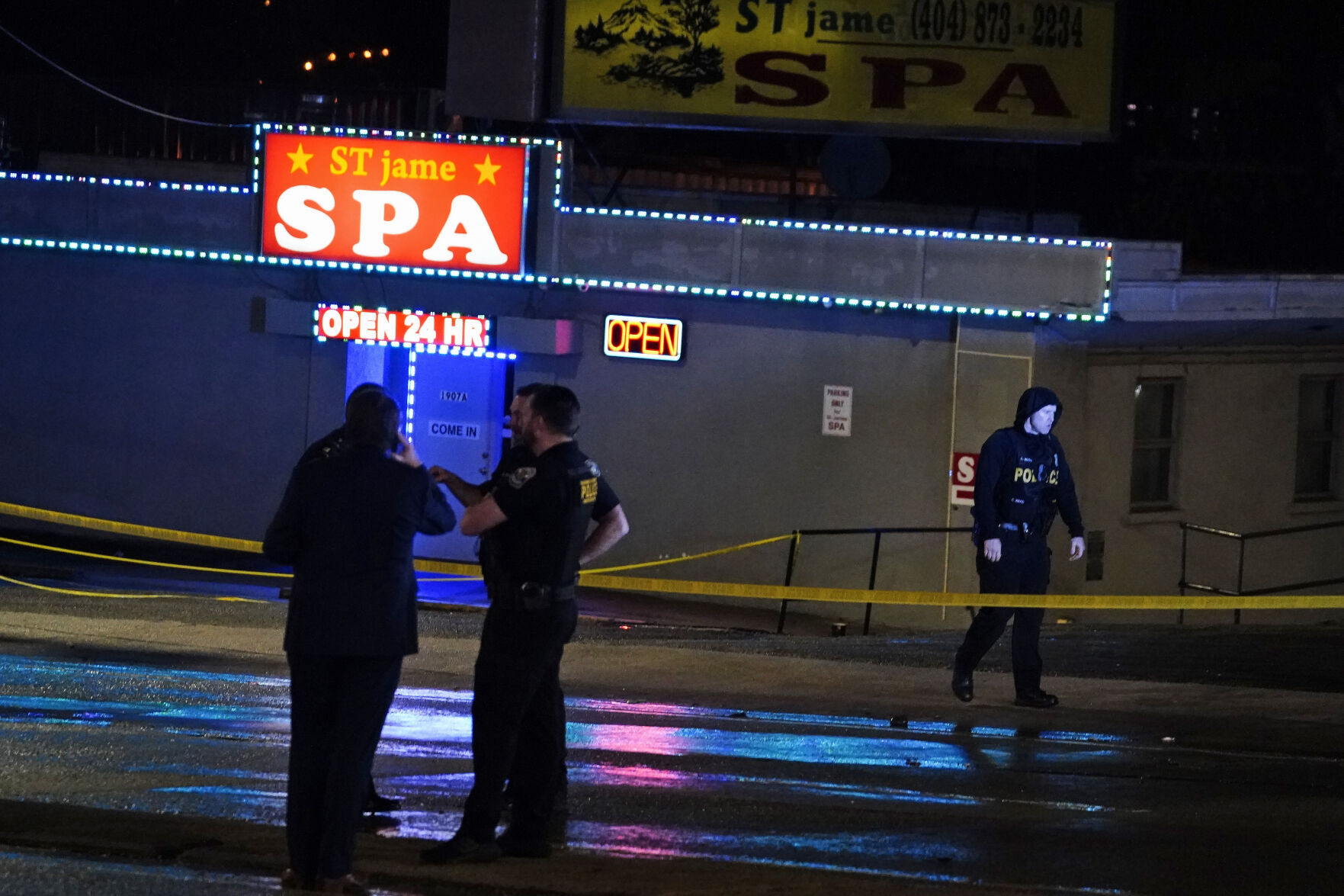 APTOPIX Massage Parlor Shooting